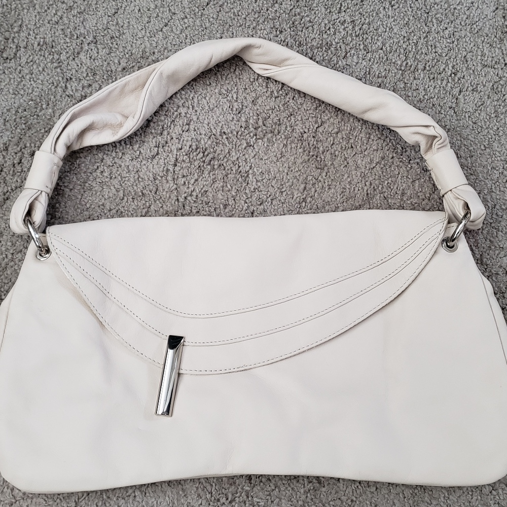 NWT Banana Republic leather purse in ivory